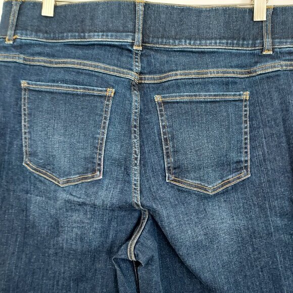 Spanx Straight Leg Pull On Jeans Size 1X - Picture 5 of 12
